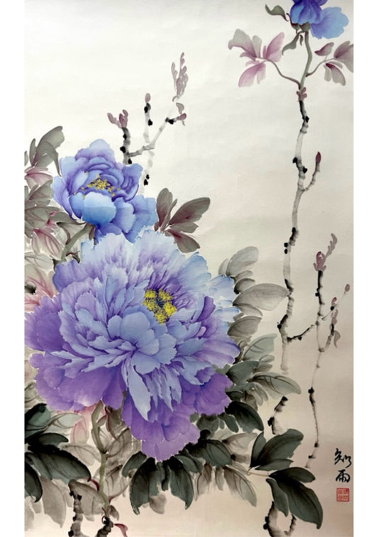 【水墨国画】牡丹｜光攒麝月