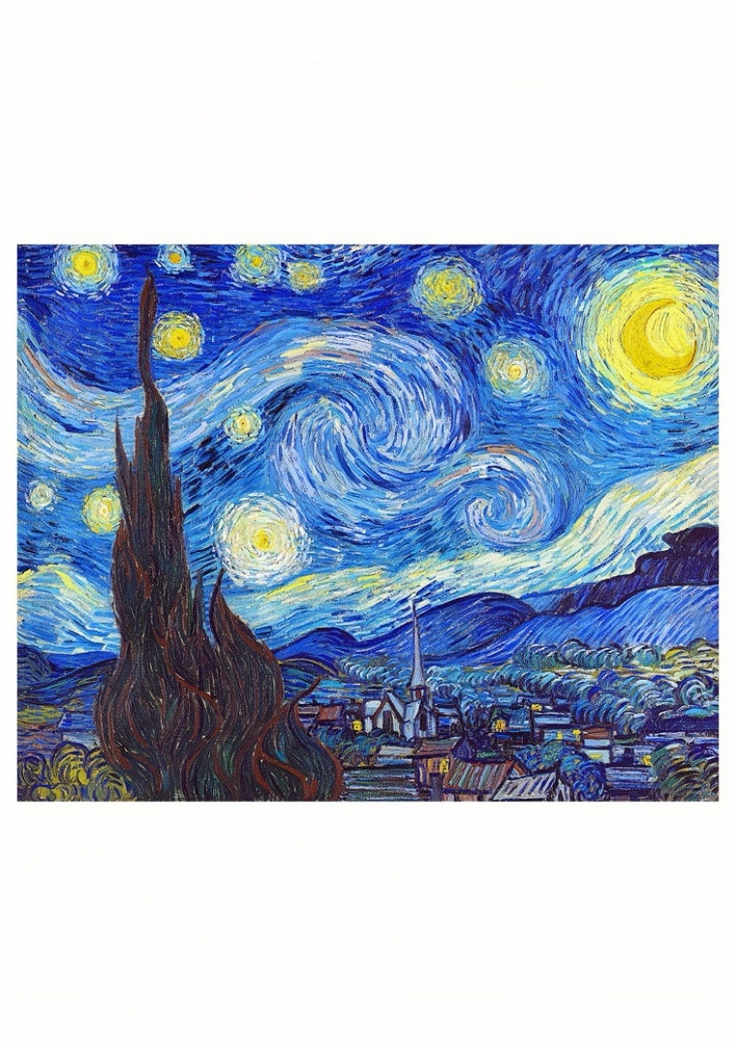 梵高名画 星夜 平面拼图 2000片